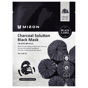 Tekstilna maska za obraz z ogljem (25 g)